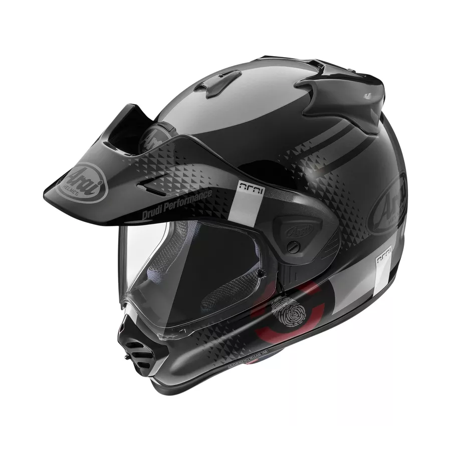 Casque Tout-terrain ARAI TOUR-X5 Print (ECE 22.06) degriffbike rouge