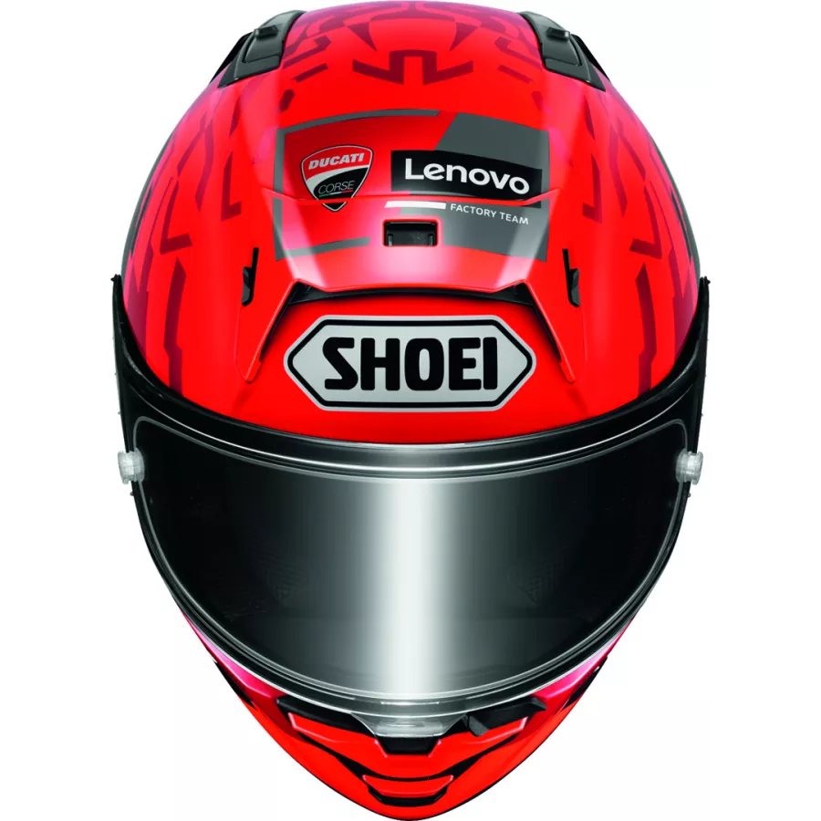 Casque intégral X-Spirit Pro 2 Marquez 9 Replica (ECE 22.06) - Noir-Rouge