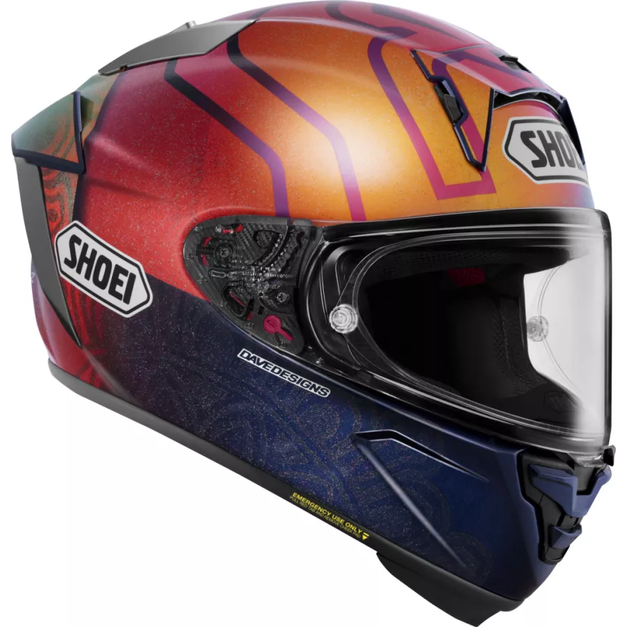 Casque Intégral SHOEI X-SPIRIT PRO MARQUEZ HOLI (ECE 22.06) - Replica