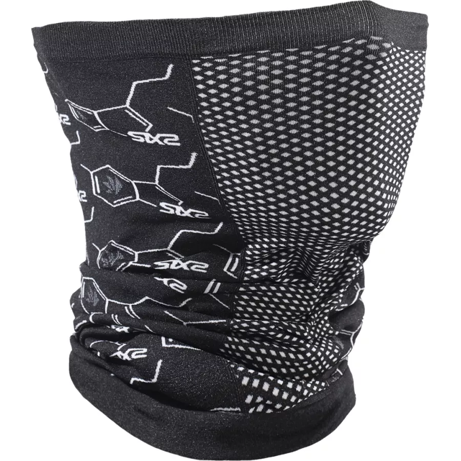 Tour de cou SIX2 TBX V2 Molecola - Noir-Carbone-Blanc