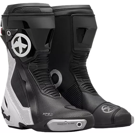 Racing Motorradstiefel XPD Xp9-S Air – Schwarz-Weiss