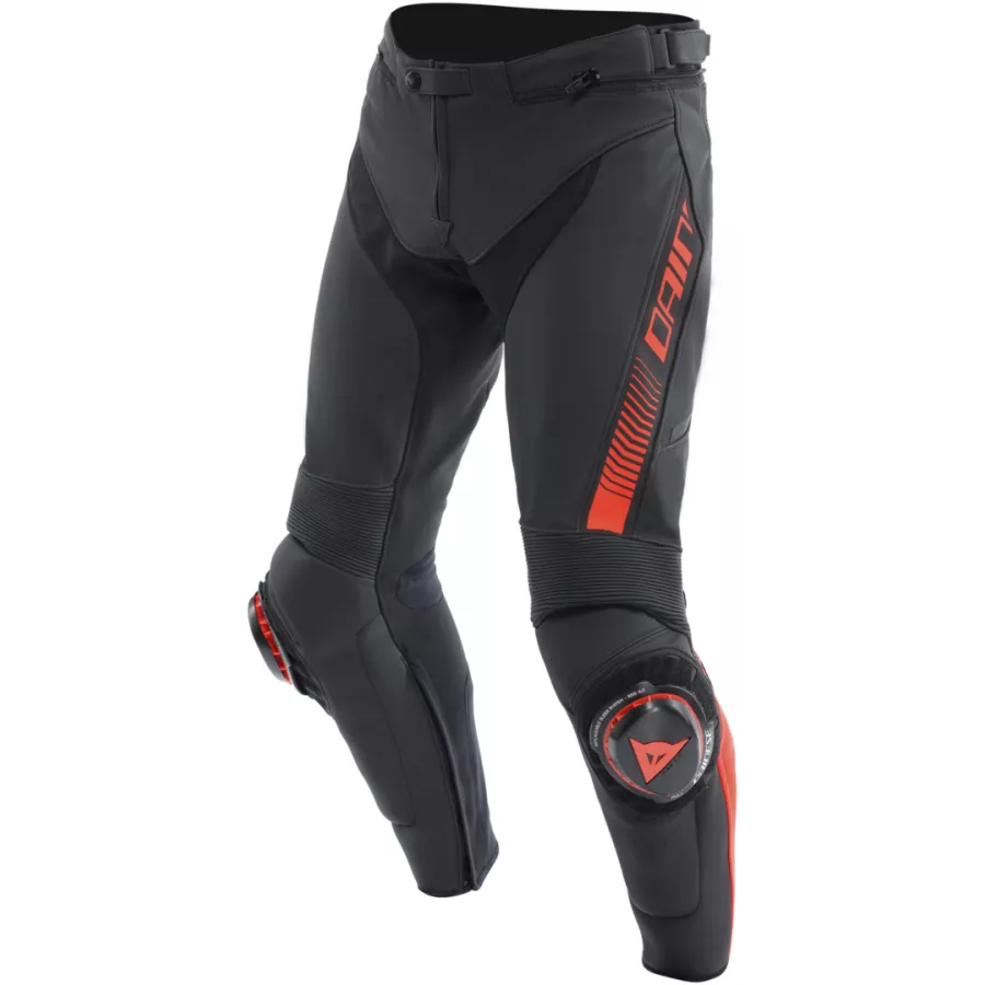 Pantalon cuir Dainese Super Speed noir blanc