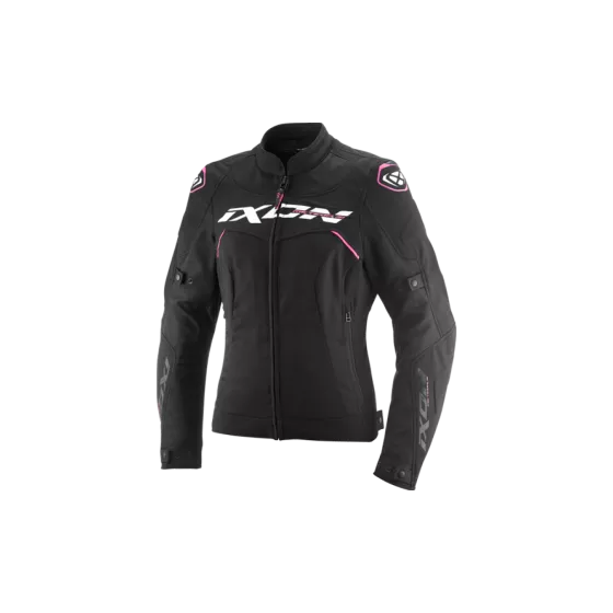 Damenjacke IXON METEOR 31  schwarz-wiiss-rosa – degriffbike.ch
