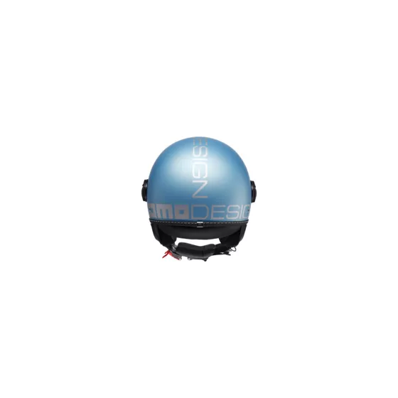 Momodesign FGTR Evo Jet-Motorradhelm Mattblau Silber bei Degriffbike