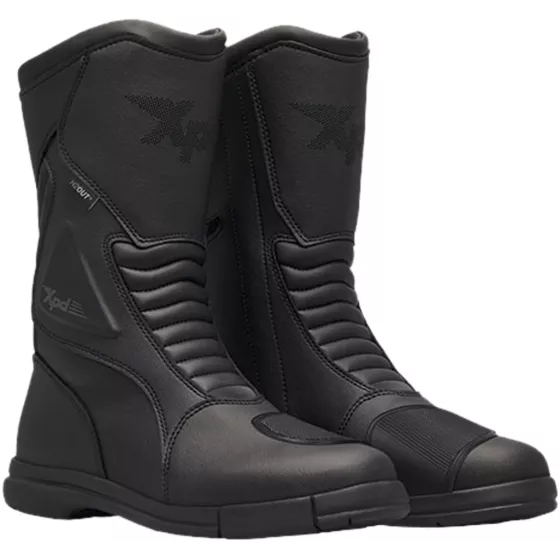 Touring Motorradstiefel XPD X-Venture H2Out – Schwarz – Schwarz degriffbike.ch