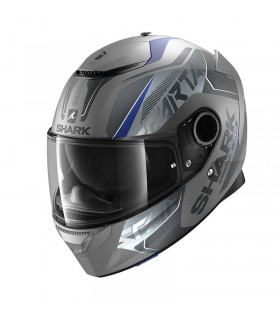 casque moto intégral shark spartan karken noir-gris-bleu