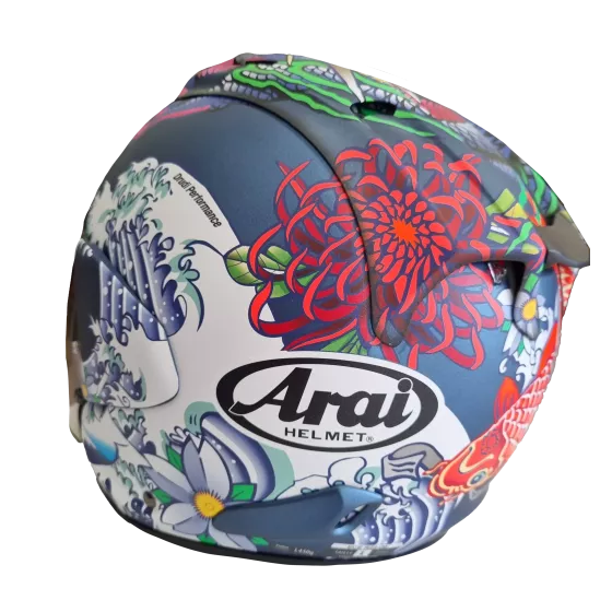 Jethelm Arai SZ-R Evo Oriental - Blau Matt