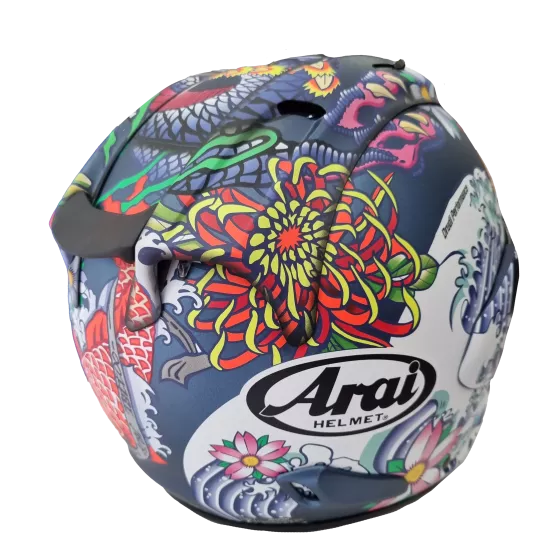 Casque jet Arai SZ-R Evo Oriental - Bleu Mat
