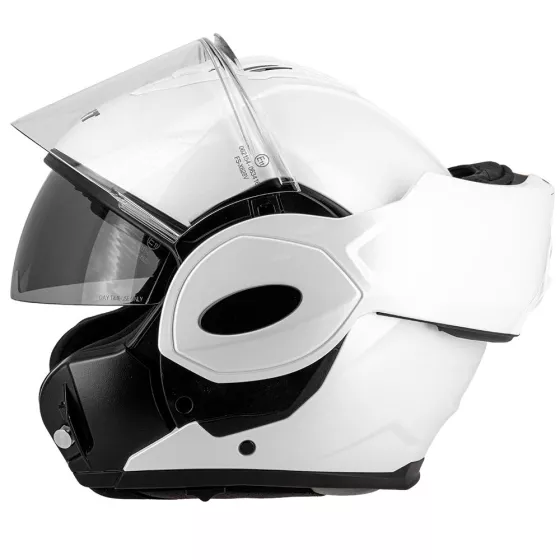 Casque Modulable Eight FlipTech blanc nacré degriffbike.ch