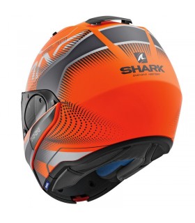 Casque SHARK EVO ONE 2 KEENSER MAT Noir-Gris-Rouge