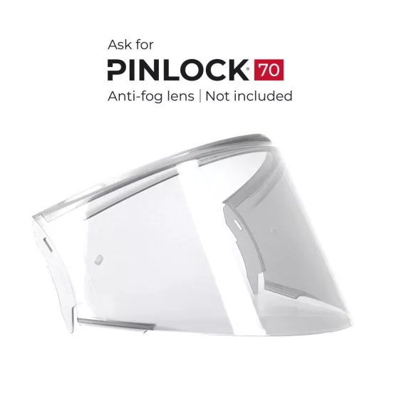 Eight Fliptech Visier Klar – Vorbereitet für Pinlock® Antibeschlag-Linse