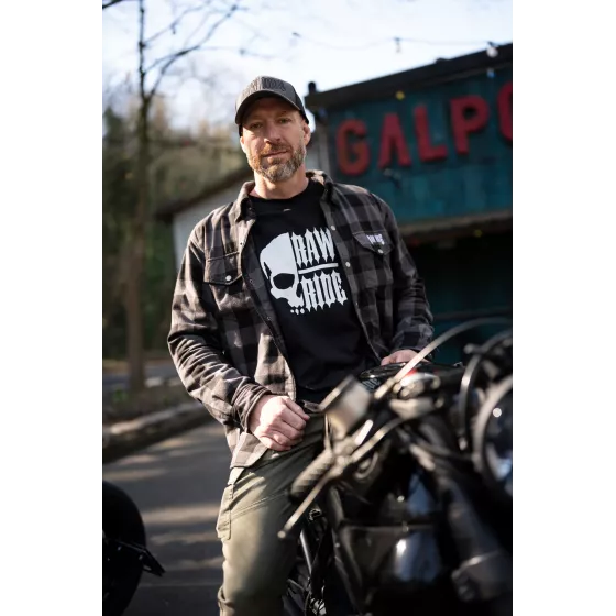Raw Ride RAW ARMOR Kevlar Motorradhemd CE AA | Degriffbike