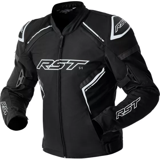 Veste Textile RST S1 D3O Noir et Blanc