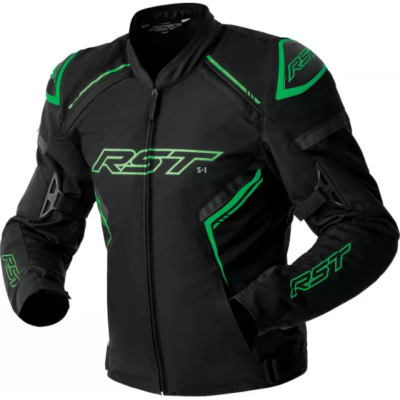 Veste Textile RST S1 D3O vert fluo
