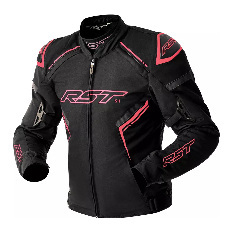 Veste Femme RST S1 D3O Textile Noire