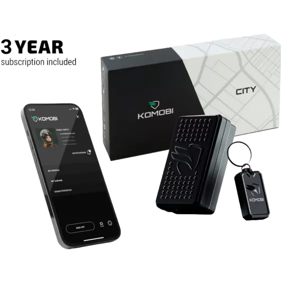Système antivol GPS Komobi City Max degriffbike.ch