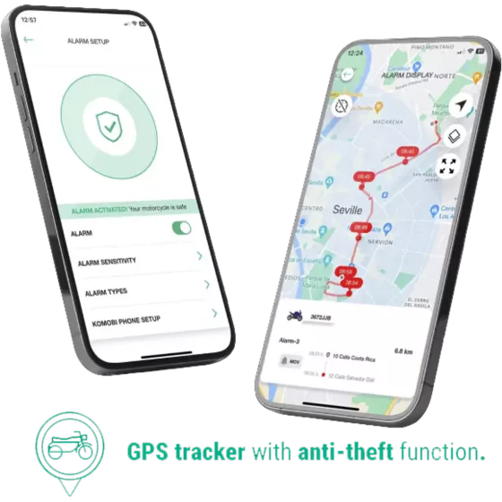 Système antivol GPS Komobi Pro Max degriffbike.ch