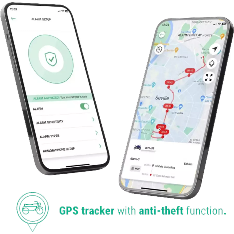 Système antivol GPS Komobi Pro Max degriffbike.ch