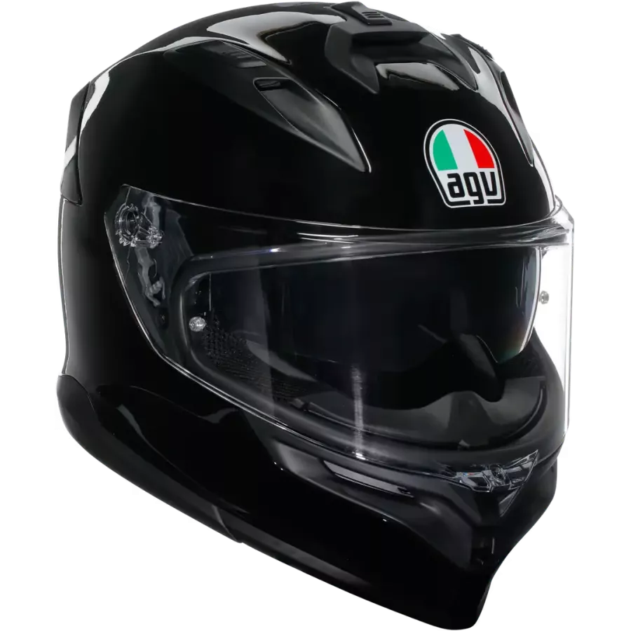 Casque intégral AGV K7 Mono noir brillant degriffbike.ch