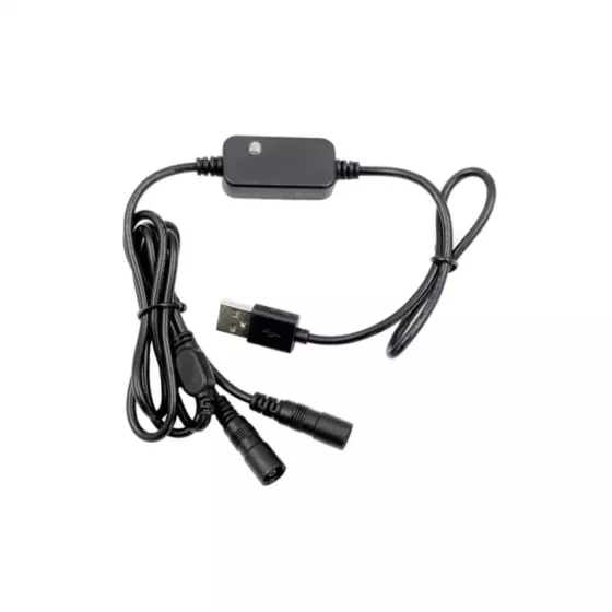 Câble de recharge USB 12V Tucano Urbano pour batteries de gants chauffants degriffbike.ch