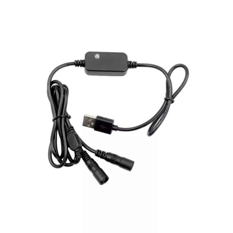 Câble de recharge USB 12V Tucano Urbano pour batteries de gants chauffants degriffbike.ch
