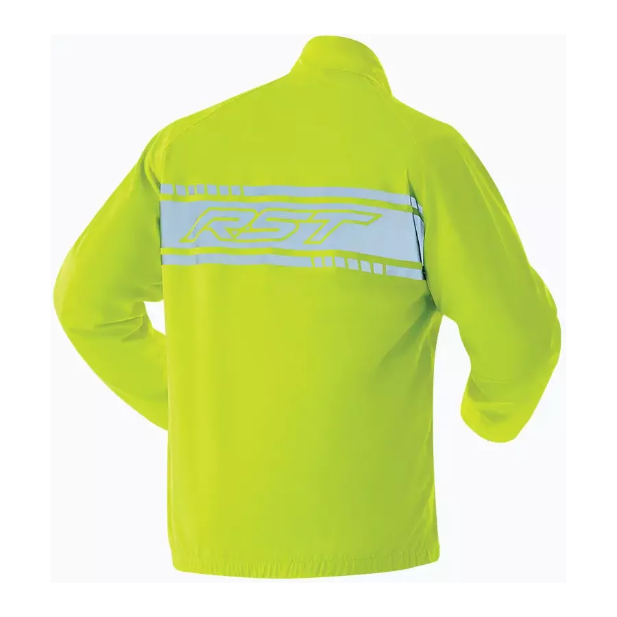 Wasserdichte reflektierende Regenjacke RST Flo-Rider Waterproof - Leuchtgelb degriffbike.ch