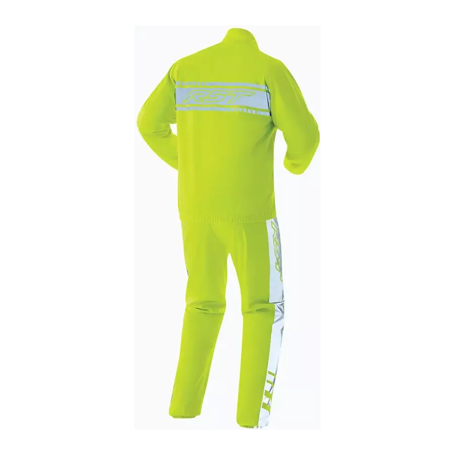Wasserdichte reflektierende Regenjacke RST Flo-Rider Waterproof - Leuchtgelb