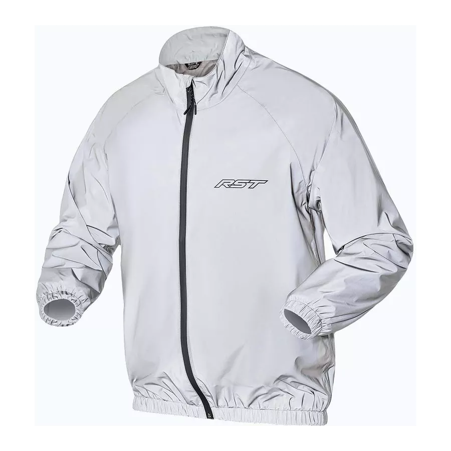 Reflektierende Regenjacke RST Night Rider Waterproof  silber degriffbike.ch