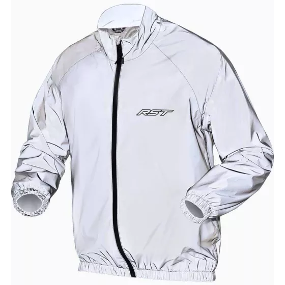 Reflektierende Regenjacke RST Night Rider Waterproof  silber degriffbike.ch