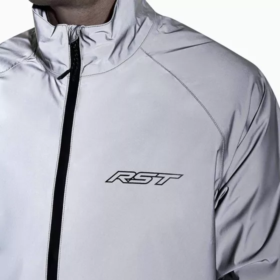 Veste de pluie réfléchissante RST Night Rider Waterproof argent degriffbike.ch