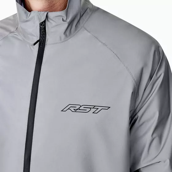 Veste de pluie réfléchissante RST Night Rider Waterproof argent degriffbike.ch