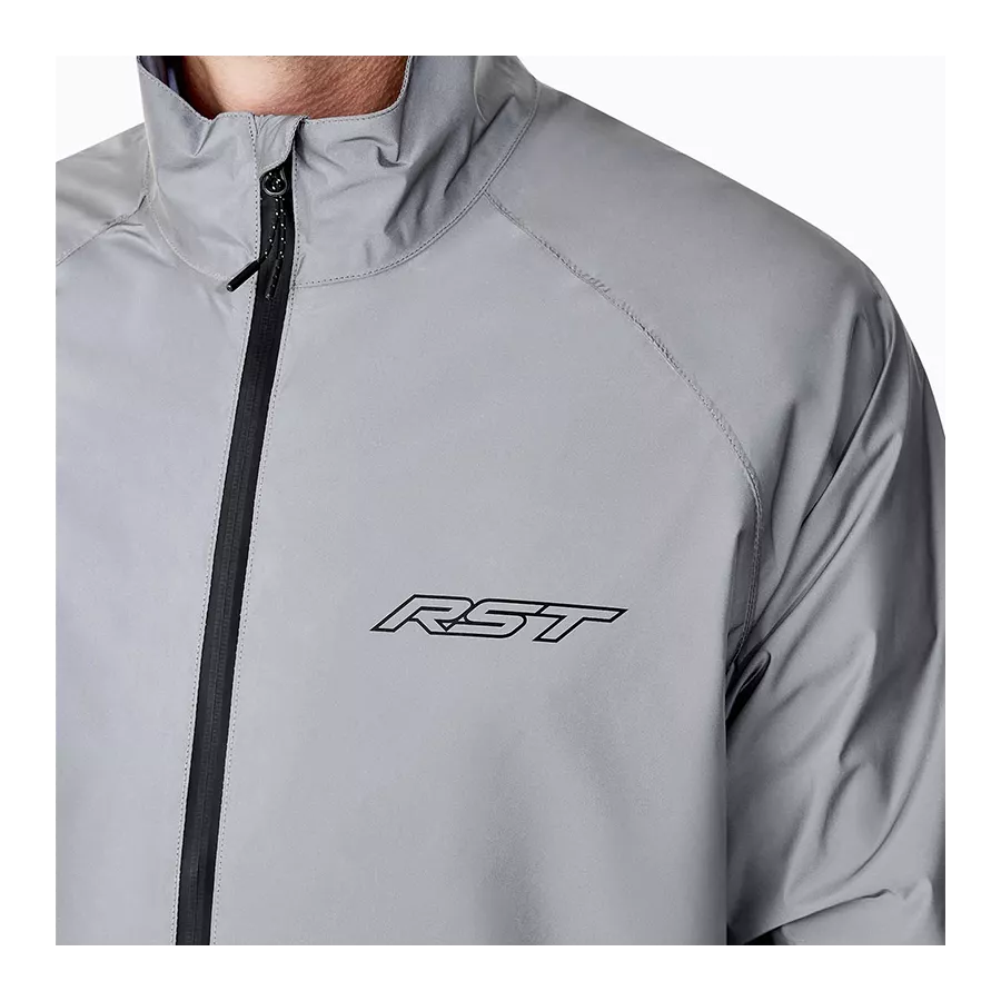 Veste de pluie réfléchissante RST Night Rider Waterproof argent degriffbike.ch