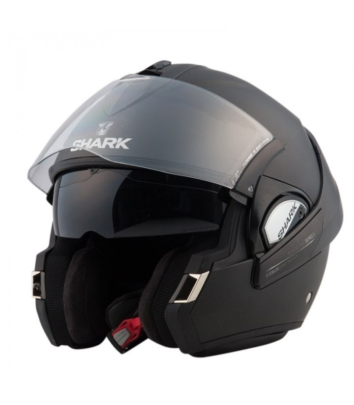 Casque moto modulable SHARK EVOLINE S3 NOIR MAT chez Degriffbike