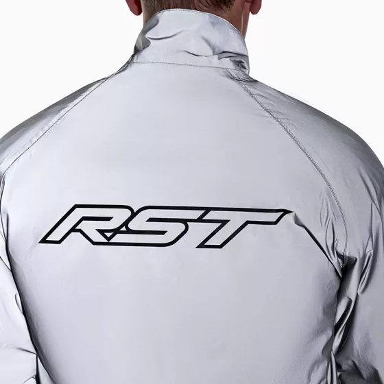 Veste de pluie réfléchissante RST Night Rider Waterproof argent degriffbike.ch