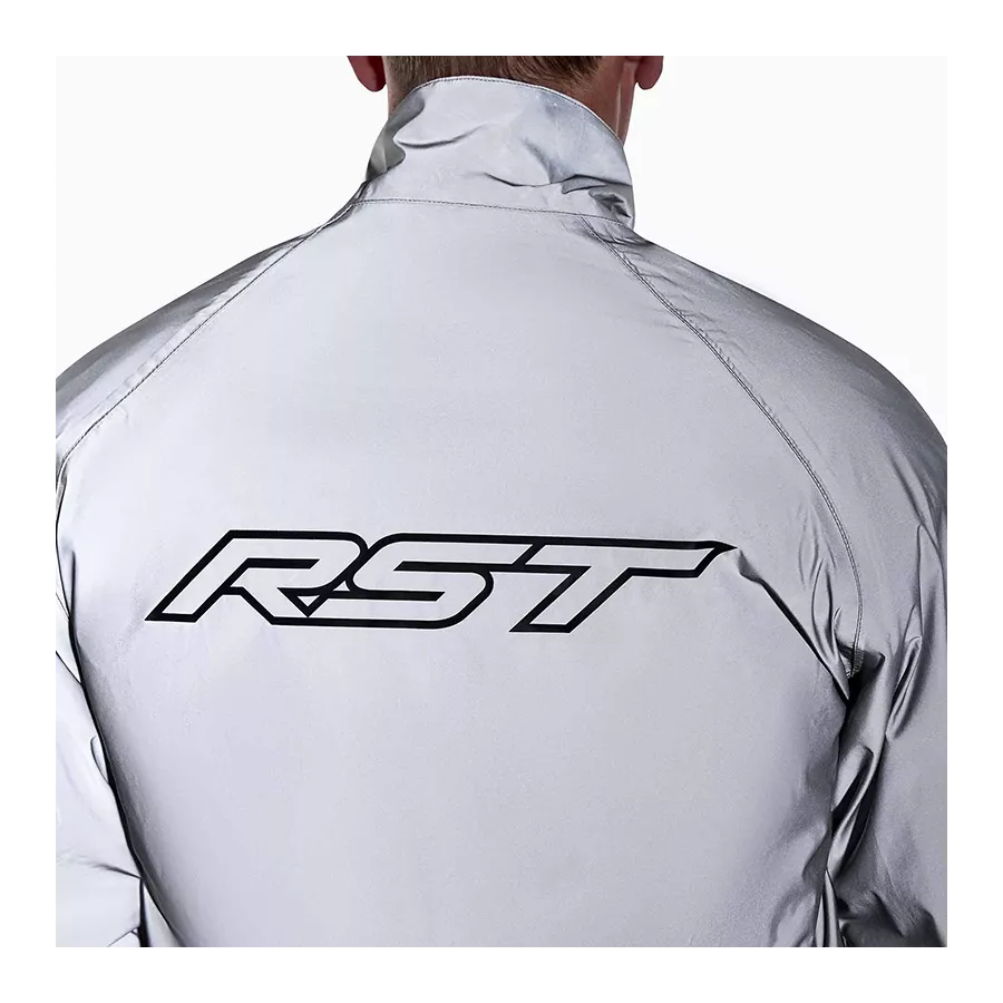 Veste de pluie réfléchissante RST Night Rider Waterproof argent degriffbike.ch