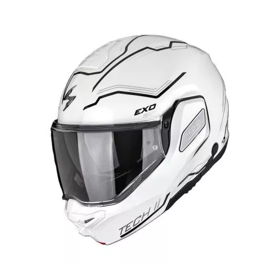 SCORPION EXO-TECH II DASH Blanc-Argent-Noir degriffbike.ch