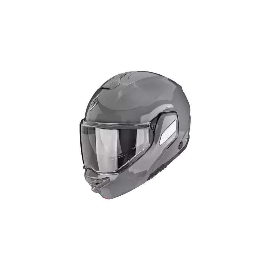 Casque Modulable SCORPION EXO-TECH II (ECE 22-06) - Gris Ciment degriffbike.ch