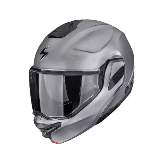Casque Modulable SCORPION EXO-TECH II SCRATCH (ECE 22-06) - Argent degriffbike.ch