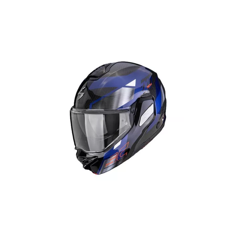 SCORPION EXO-TECH II CARBON DRIFT Schwarz-Silber-Rot degriffbike.ch