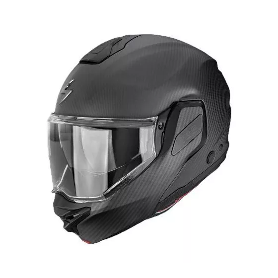 Casque modulable SCORPION EXO-TECH II CARBON (ECE 22-06) noir mat degriffbike.ch