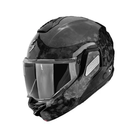 Modularer Helm SCORPION EXO-TECH II CARBON ONYX (ECE 22-06)