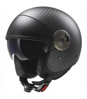 Casque jet LS2 OF597 CABRIO CARBON moins cher dans notre moto shop