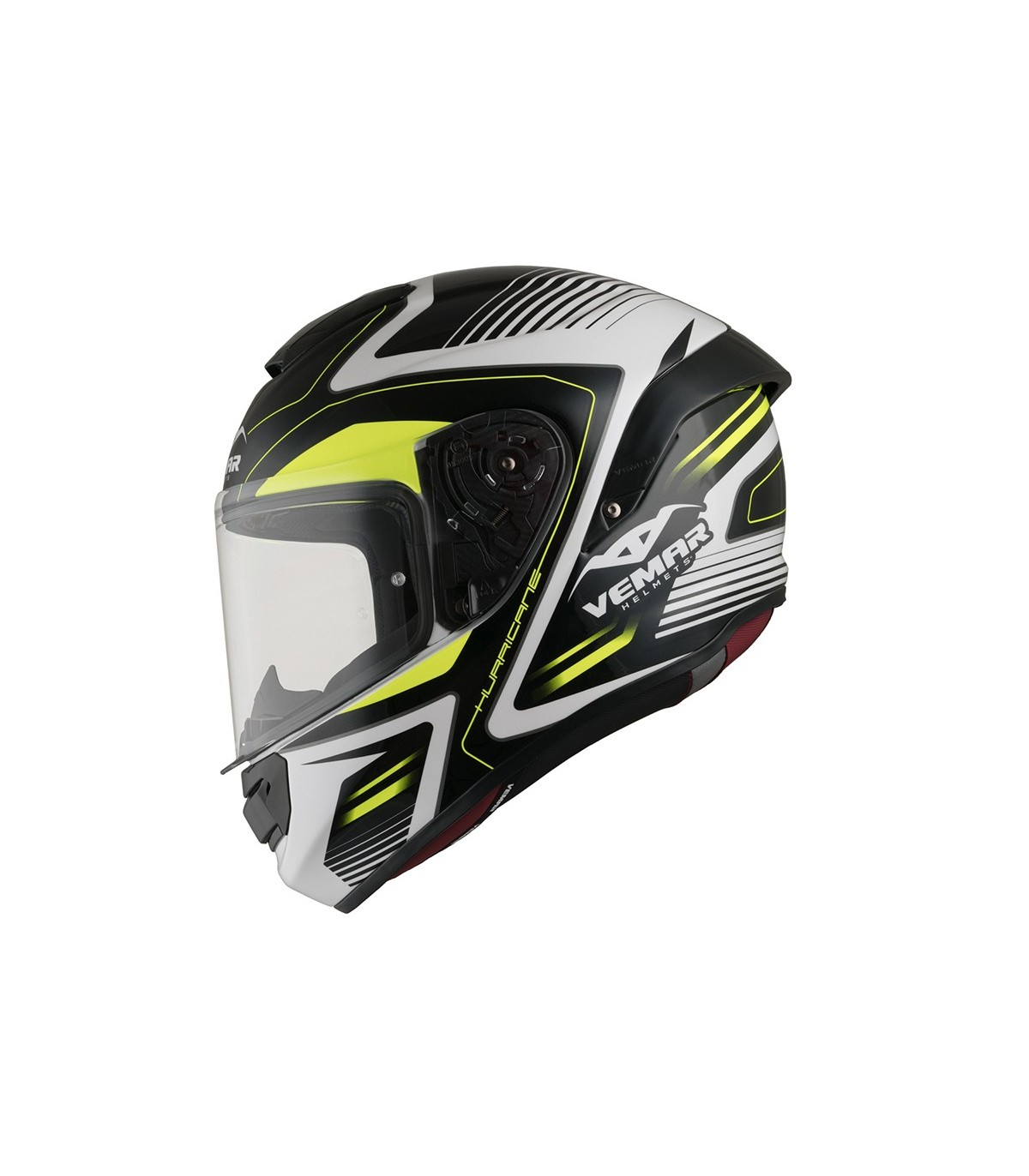 Casque modulable Vemar Sharki Cutter nude bleu jaune fluo