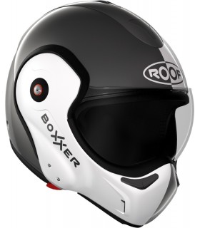 casque modulable roof boxxer face métal blanc nacré - degriffbike.ch