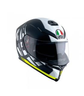 Casque AGV K-5 S Dark Storm mat noir jaune au meilleur prix