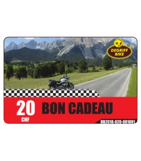 Bon cadeau Moto Degriffbike CHF 20 - degriffbike.ch