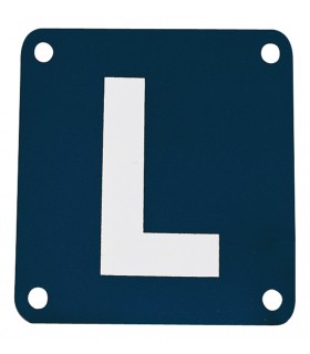 Plaque L AUTO ECOLE