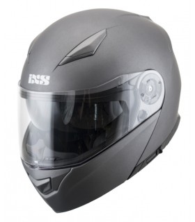 Modularer Helm Ixs 300 1.0 Titan matt - degriffbike.ch