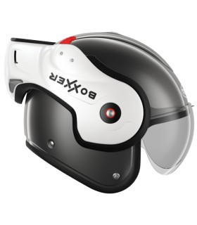 casque modulable roof boxxer face métal blanc nacré - degriffbike.ch