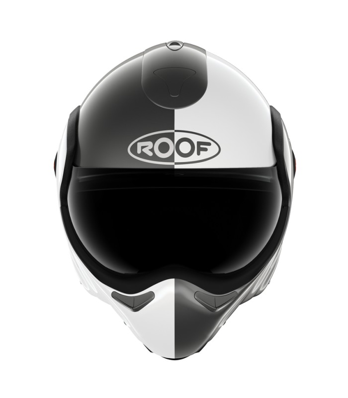 casque modulable roof boxxer face métal blanc nacré - degriffbike.ch